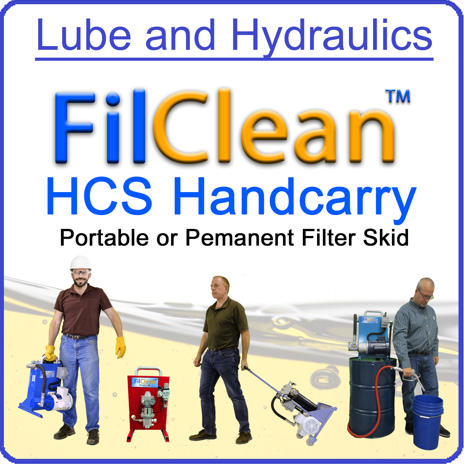 HCS hand carry filter pump skid